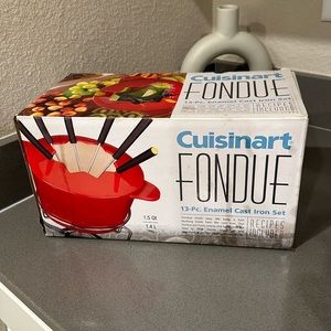 Cuisinart Fondue Cast Iron Set
